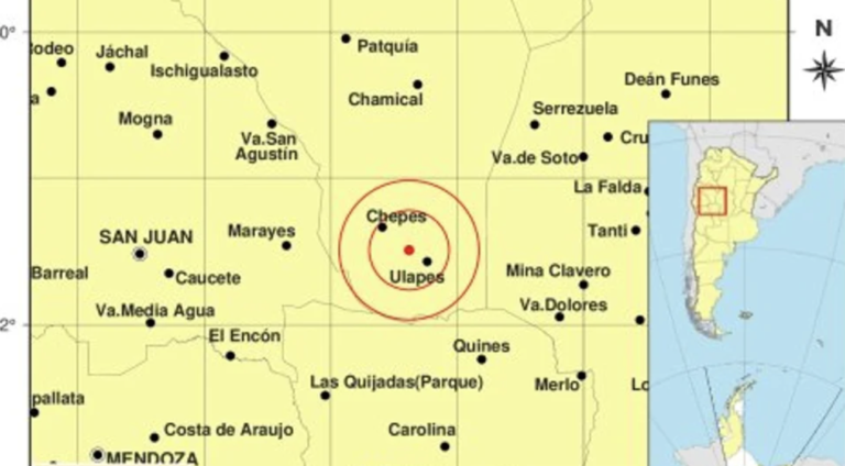 Sismo: de La Rioja a Córdoba